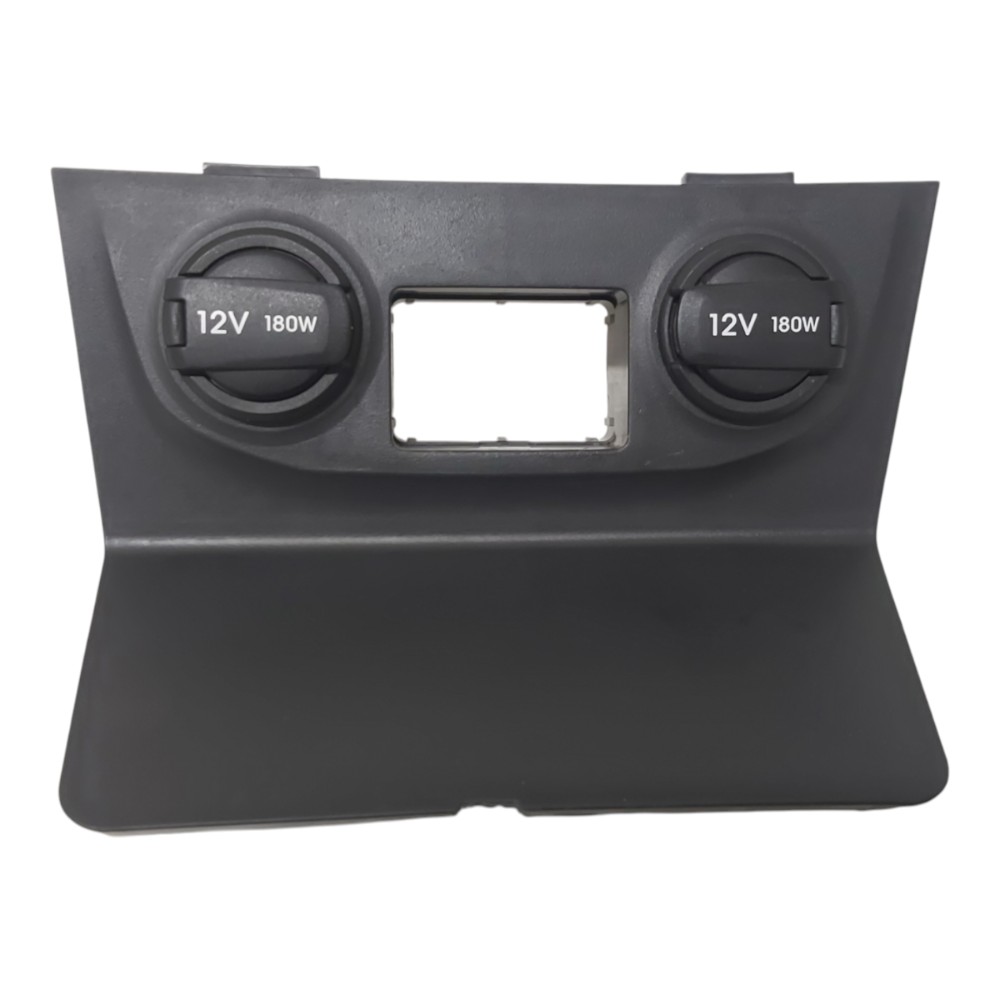 Moldura Central Tomada Hyundai Creta 2018 V180 Preto