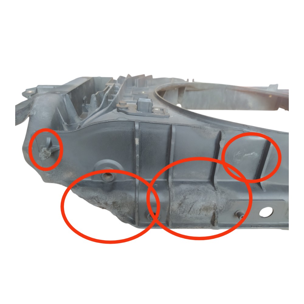 Defletor ventoinha radiador Peugeot 206 1.0 2004 V119 8