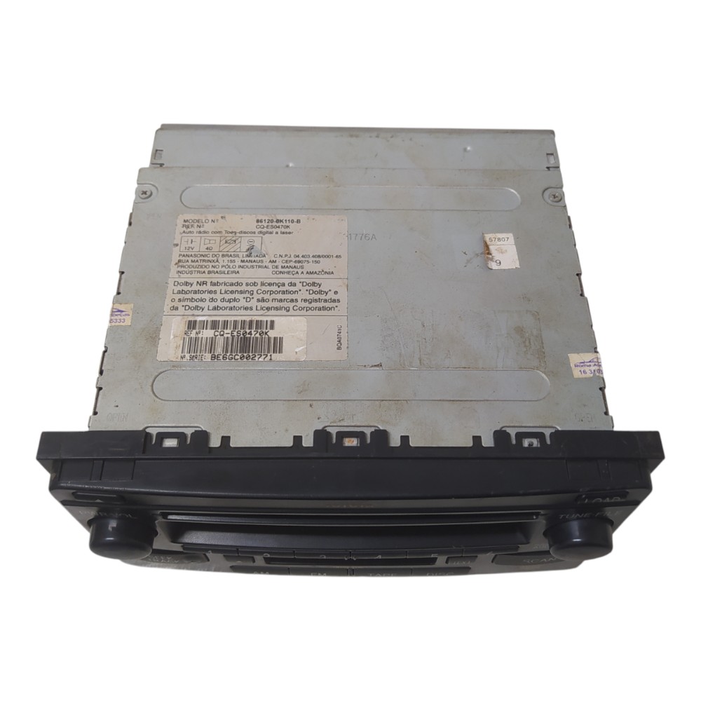 Rádio Cd Player Toyota Hilux 2005 A 2008 8