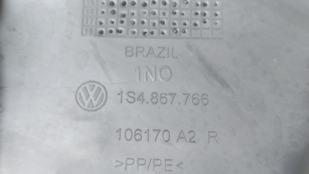 Moldura Soleira Traseira Direita Vw Up Tsi 2019 V144 10