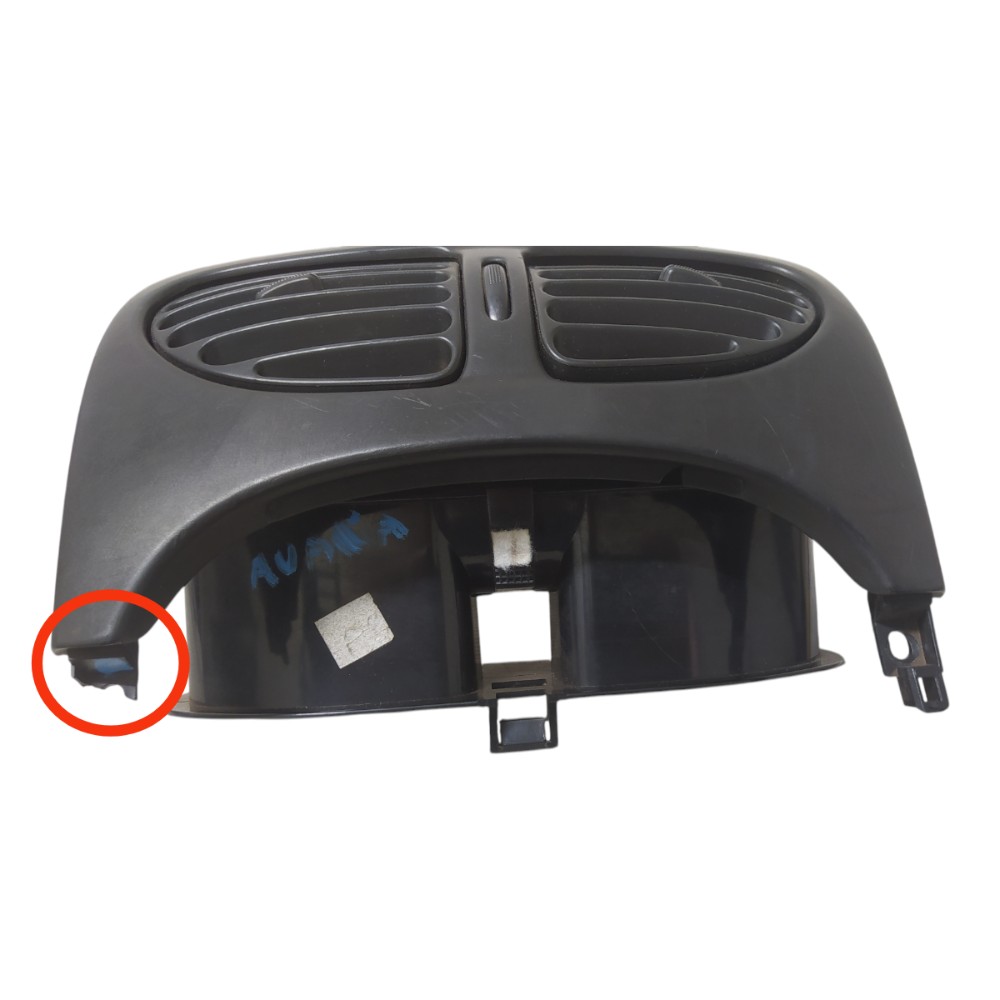 Moldura Central Difusor Ar Peugeot 206 1.0 2004 V119 6