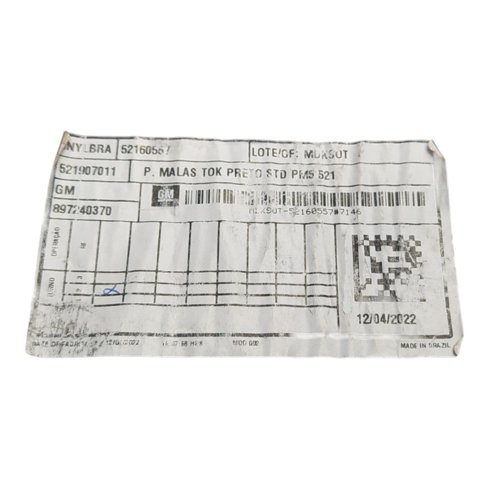 Carpete Estepe Tampa Traseira Gm Spin 1.8 2023 V148 8