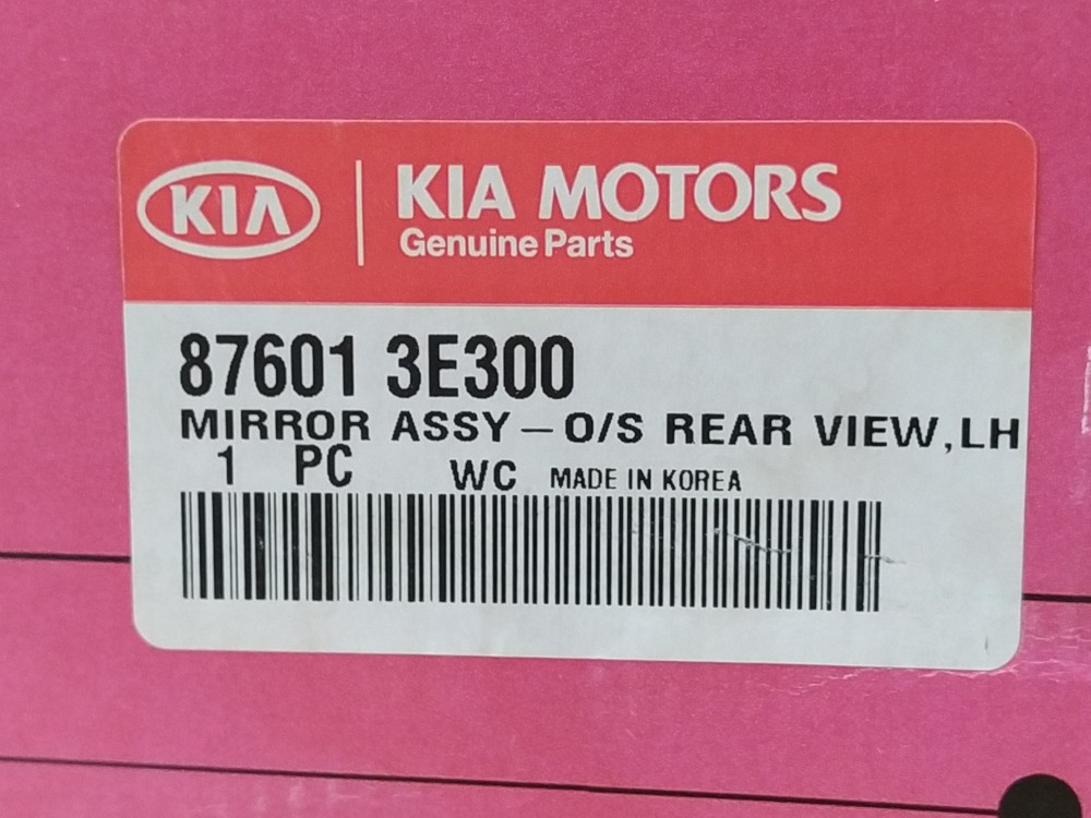 Retrovisor Esquerdo Kia Sorento 2003 A 2009 Original 6