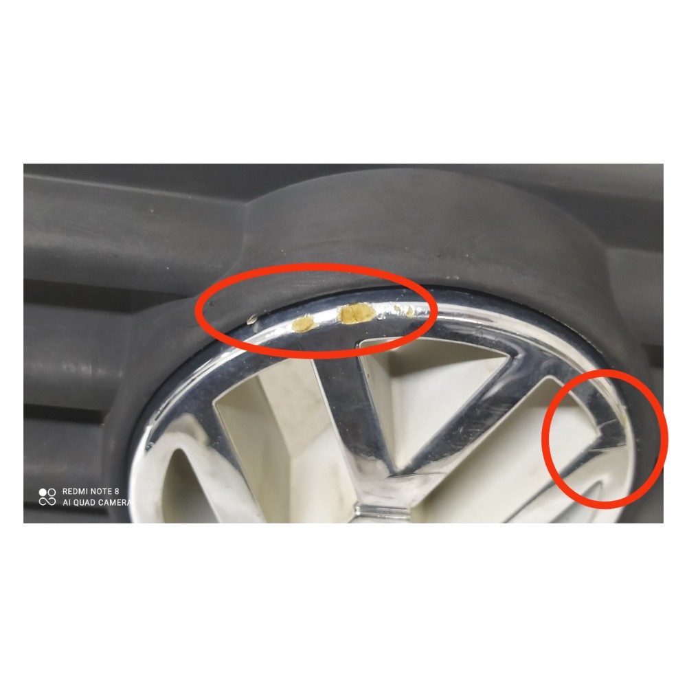 Grade Parachoque Dianteiro Com Bigodes Vw Polo Classic 1999 V169 7