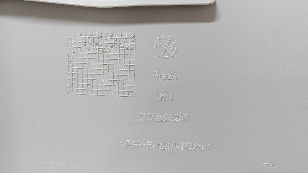 Acabamento Coluna Traseira Esquerda Vw Saveiro G5 2012 V156 9