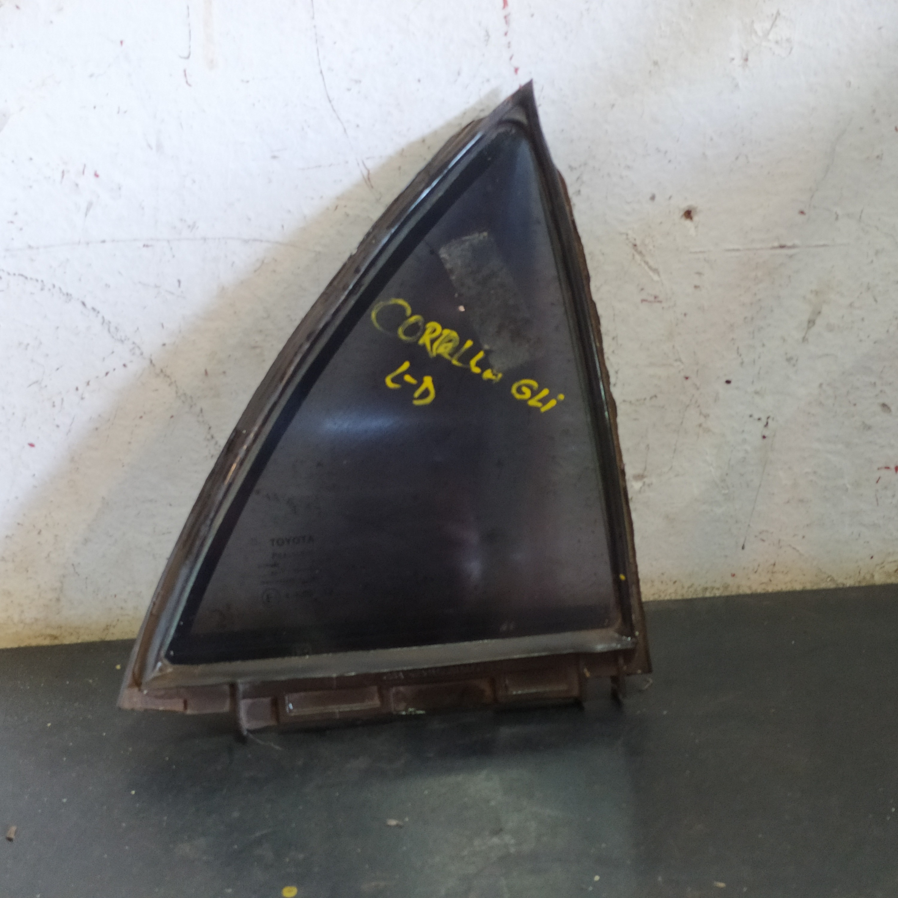 Vidro Fixo Porta Traseira Direito Toyota Corolla 2009 Balcão