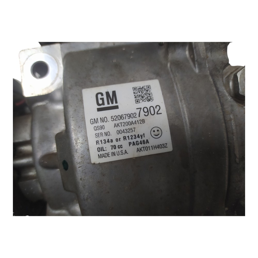 Compressor Ar Condicionado Chevrolet Onix 2014 1.4 V140 7
