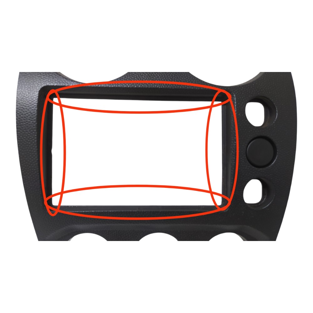 Moldura Painel Central Ford Fiesta 1.0 2011 V147 8