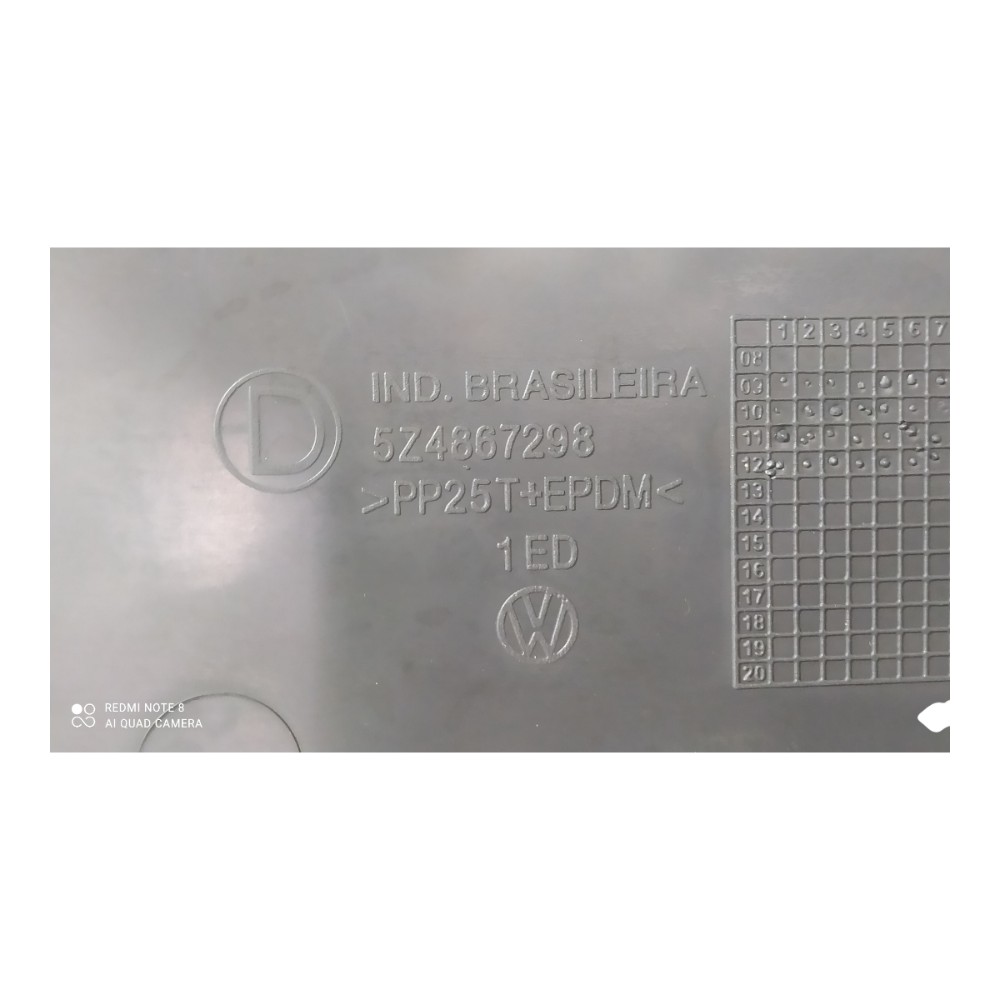 Par Moldura Inferior Coluna Central Vw Fox 1.0 2013 V157 8