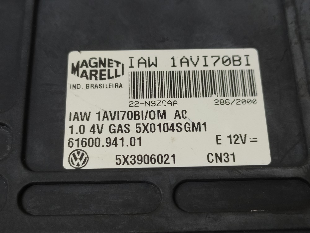 Módulo Injeção Vw Gol G3 1.0 16v 2001 V133 7