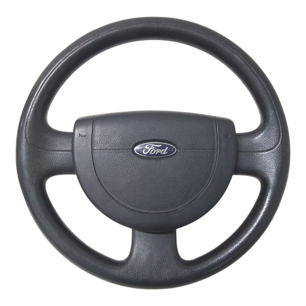 Volante De Direção Ford Fiesta 2003 V176 Preto