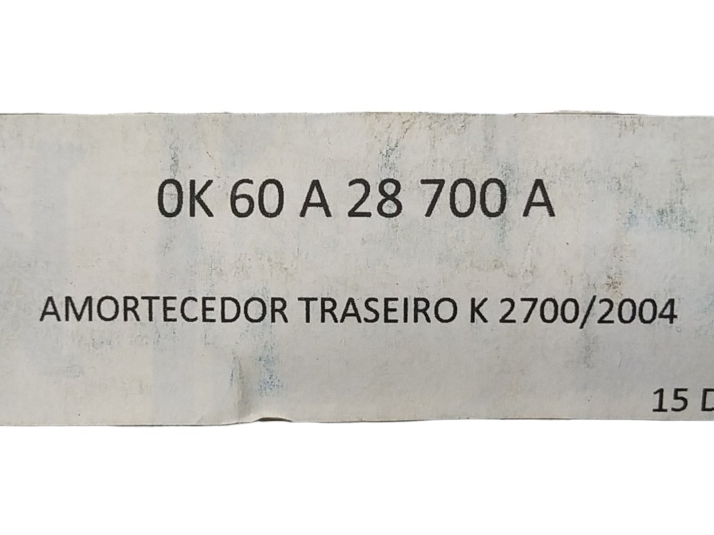 Amortecedor Traseiro Kia Bongo K2700 Rodeiro Duplo Até 2003 5