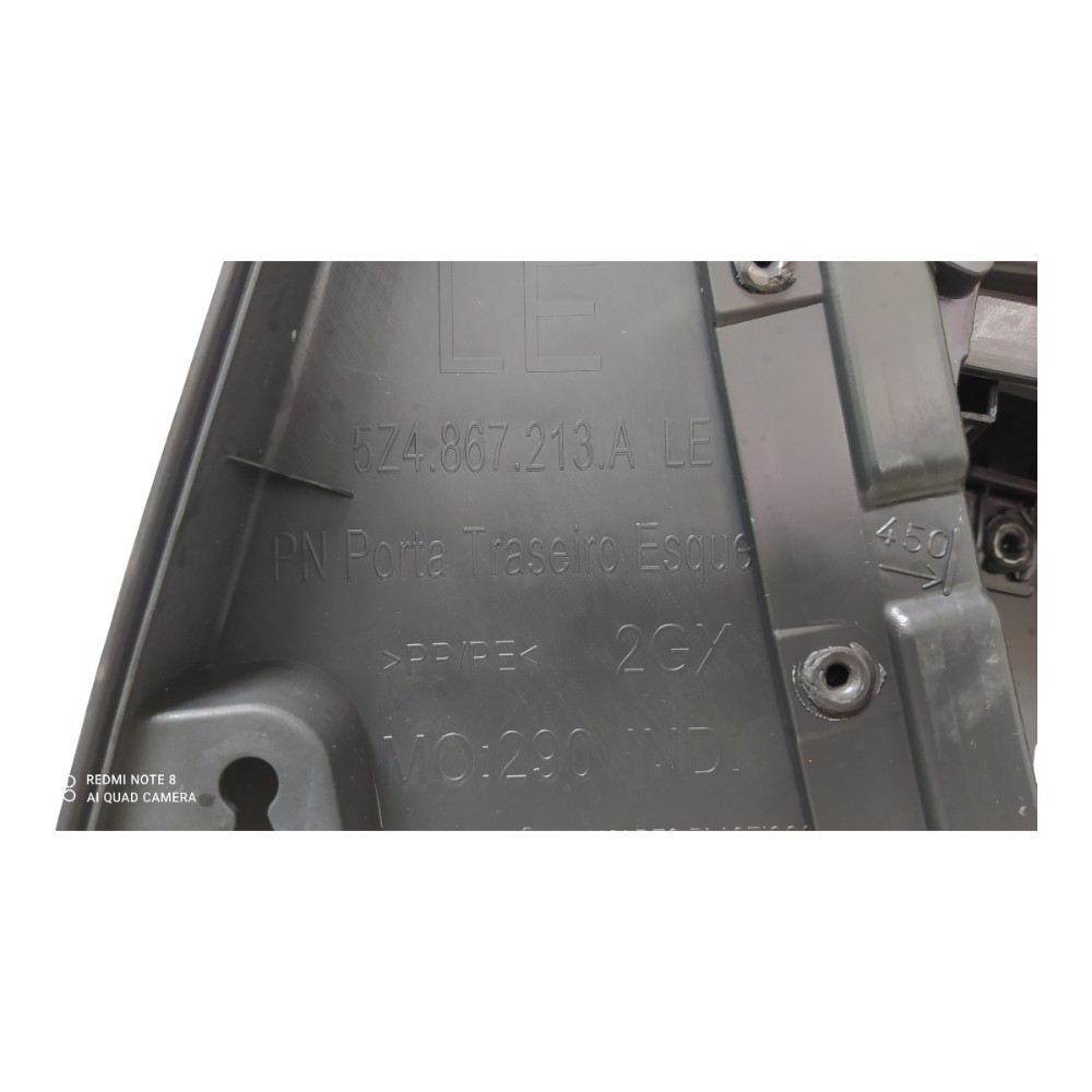Forro Porta Traseiro Esquerdo Vw Fox 1.0 2013 V157 8