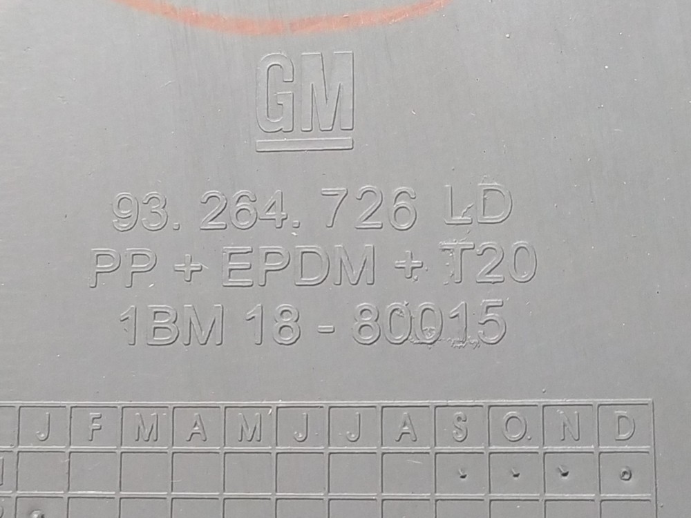 Par Acabamento Coluna Central Gm Corsa Montana 1.8 2002 V122 6