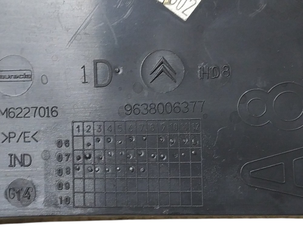 Par Acabamento Lateral Painel Citroen C3 2008 V107 5