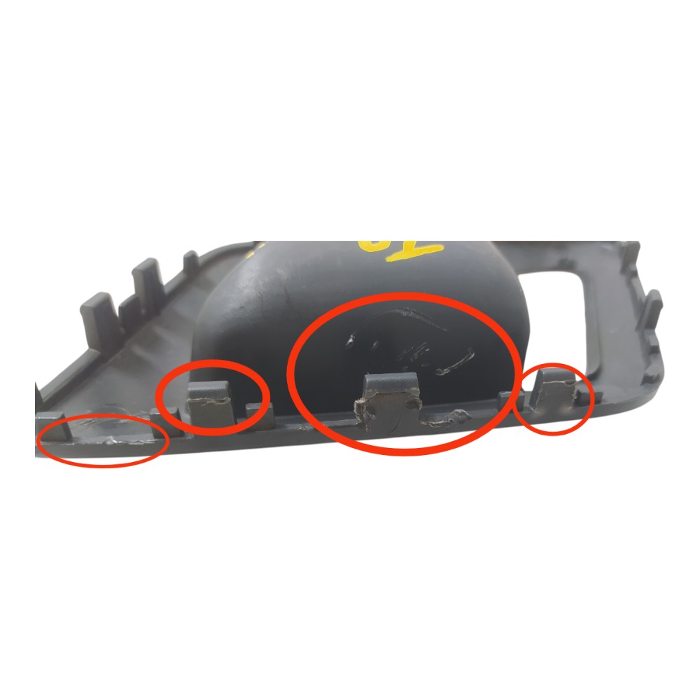 Moldura Maçaneta Interna Tras Dir Vw Polo Classic 1998 V141 Traseira 6