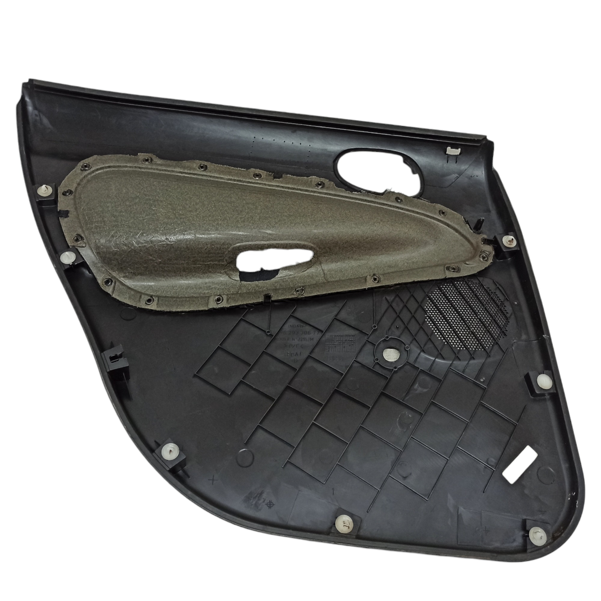 Forro Porta Traseira Direita Peugeot 206 207 1999 A 2010 V42 4