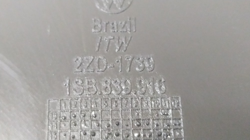 Acabamento Porta Traseira Direita Vw Up Tsi 2019 V144 7