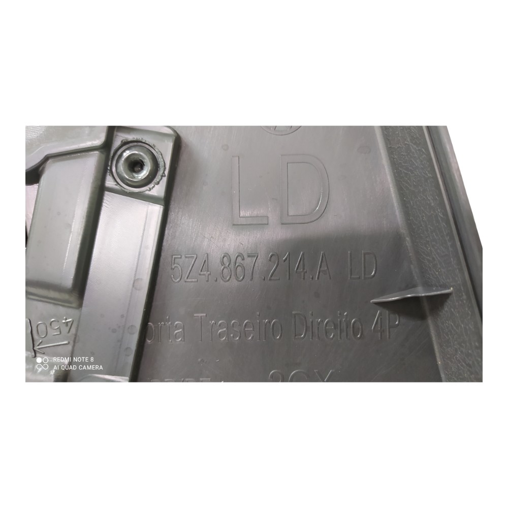 Forro Porta Traseiro Direito Vw Fox 2013 V157 8