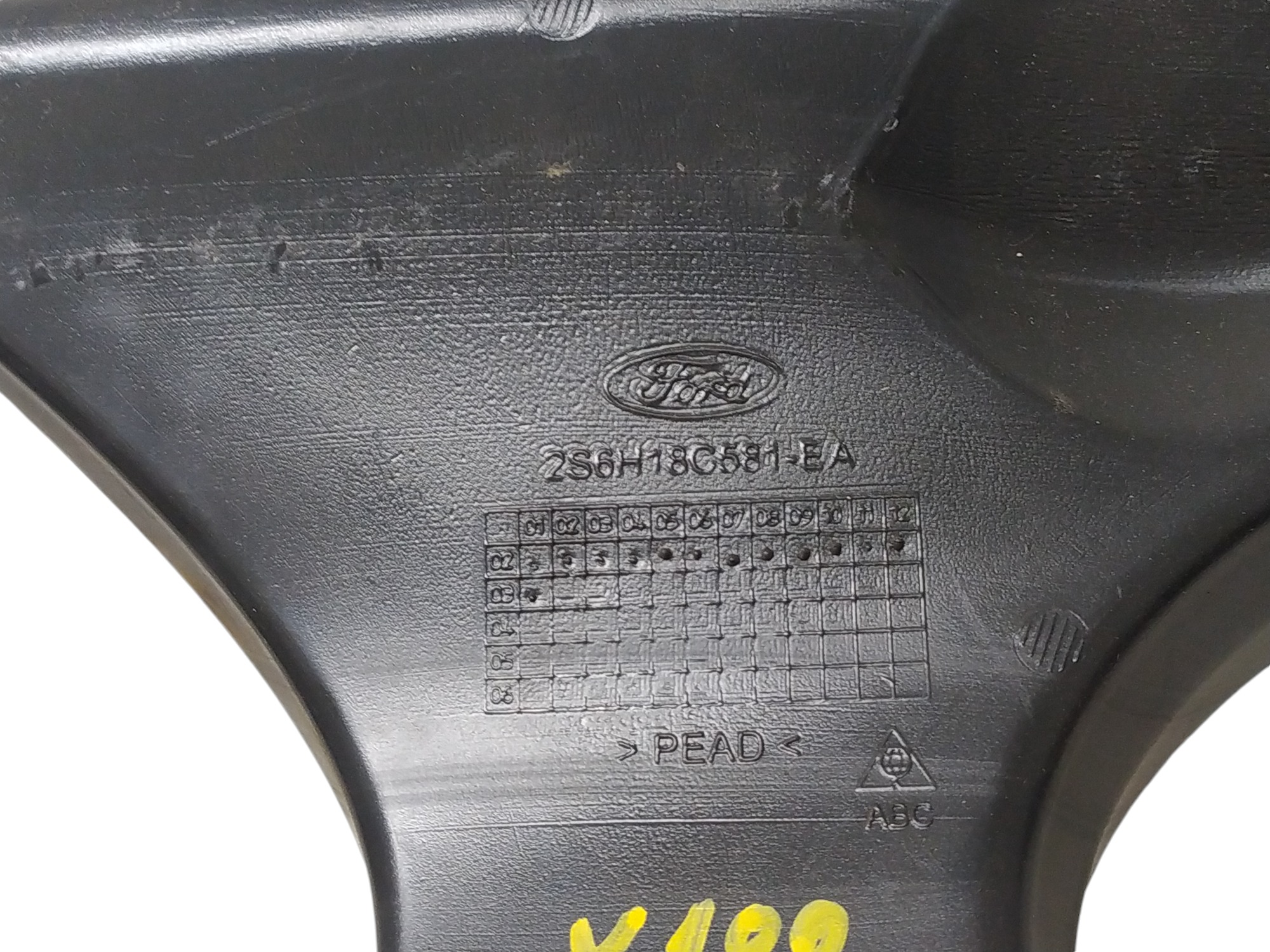Duto De Ar Esquerdo Ford Fiesta 1.0 2003 2s6h18c581ea V100 6