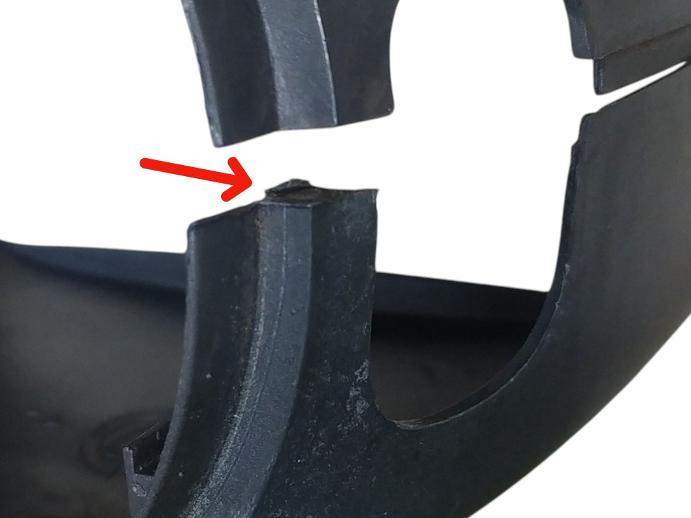 Moldura Coluna Do Volante Chave De Seta Fiat Palio 1997 V115 5
