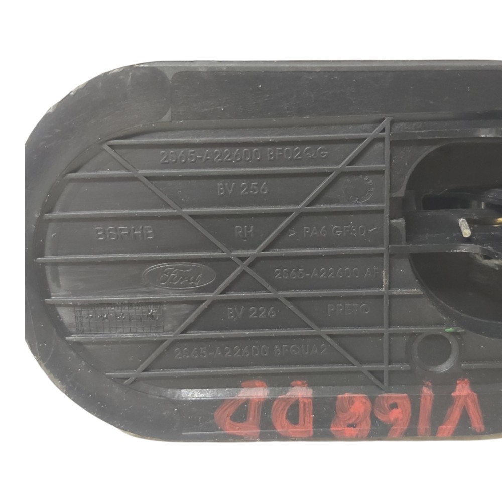 Par Maçaneta Interna Ford Fiesta 2013 V168  Preto Dianteira 8