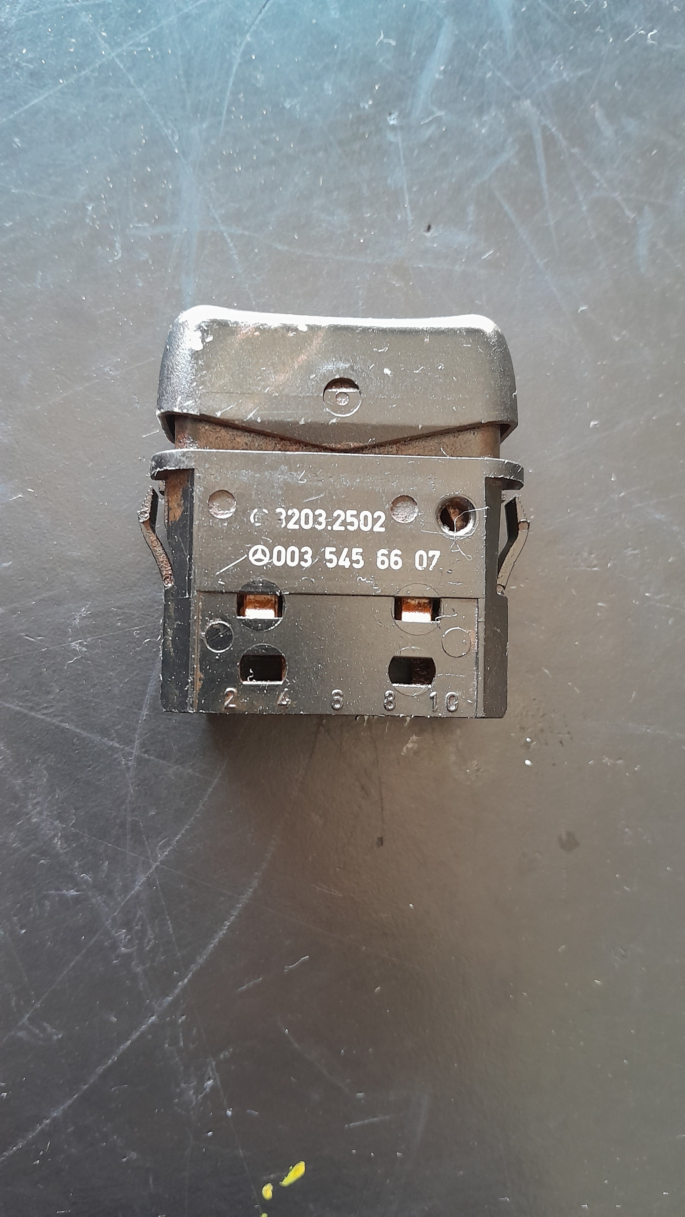 BOTÃO INTERRUPTOR COMANDO VIDRO ELÉTRICO MERCEDES 0035456607 2