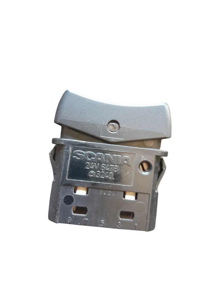 Botão Interruptor Fumaça Branca Scania Pgr S5 – 1421850 2
