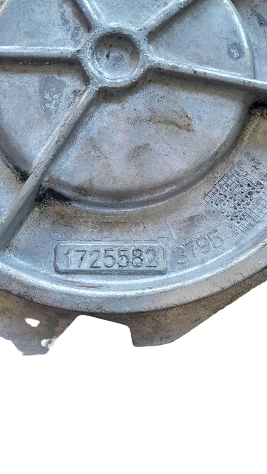 Tampa Da Capa Seca Motor Scania  1725582 4