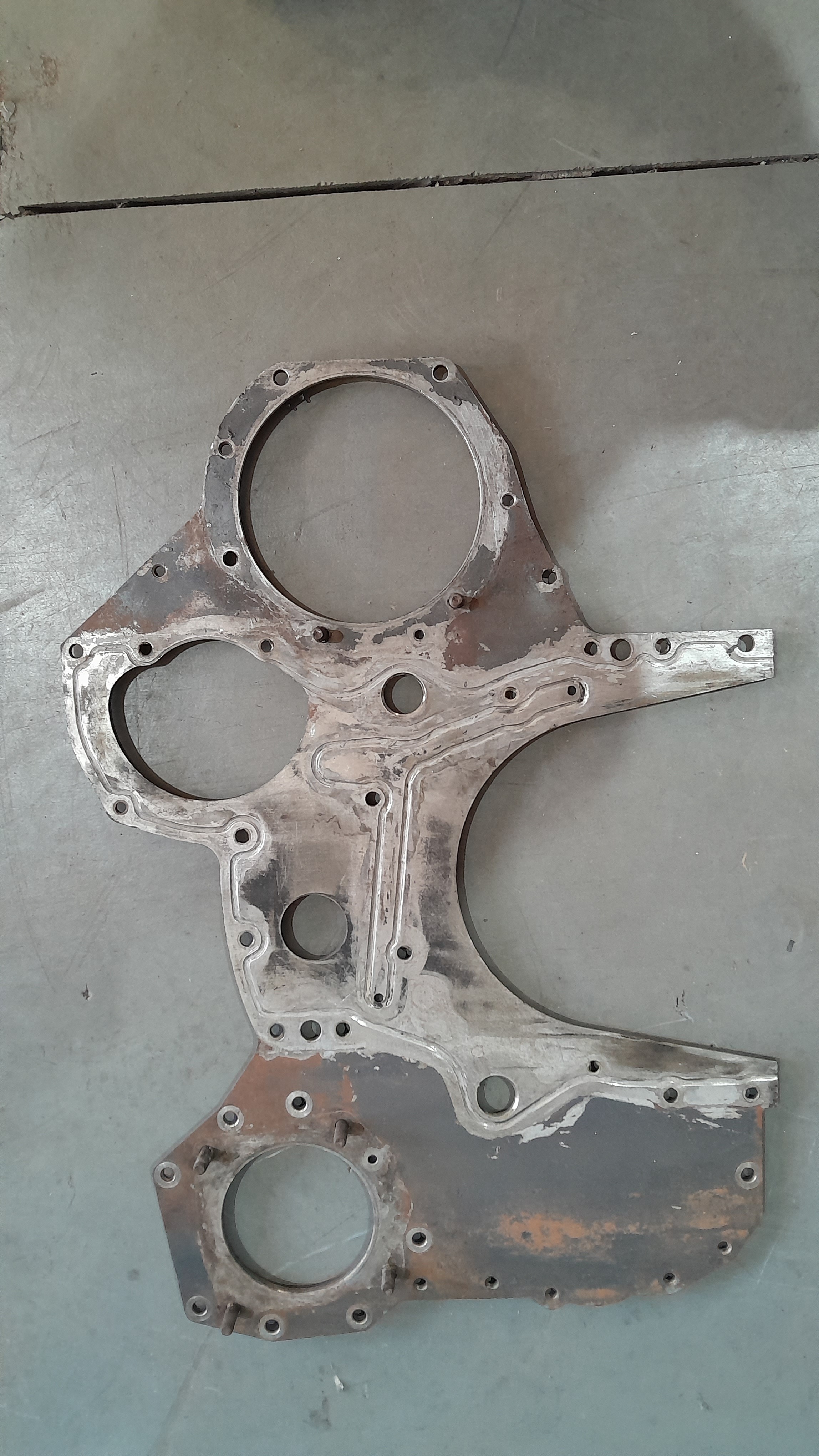 Placa Engrenagens Distribuição Motor Scania. 1905168 2