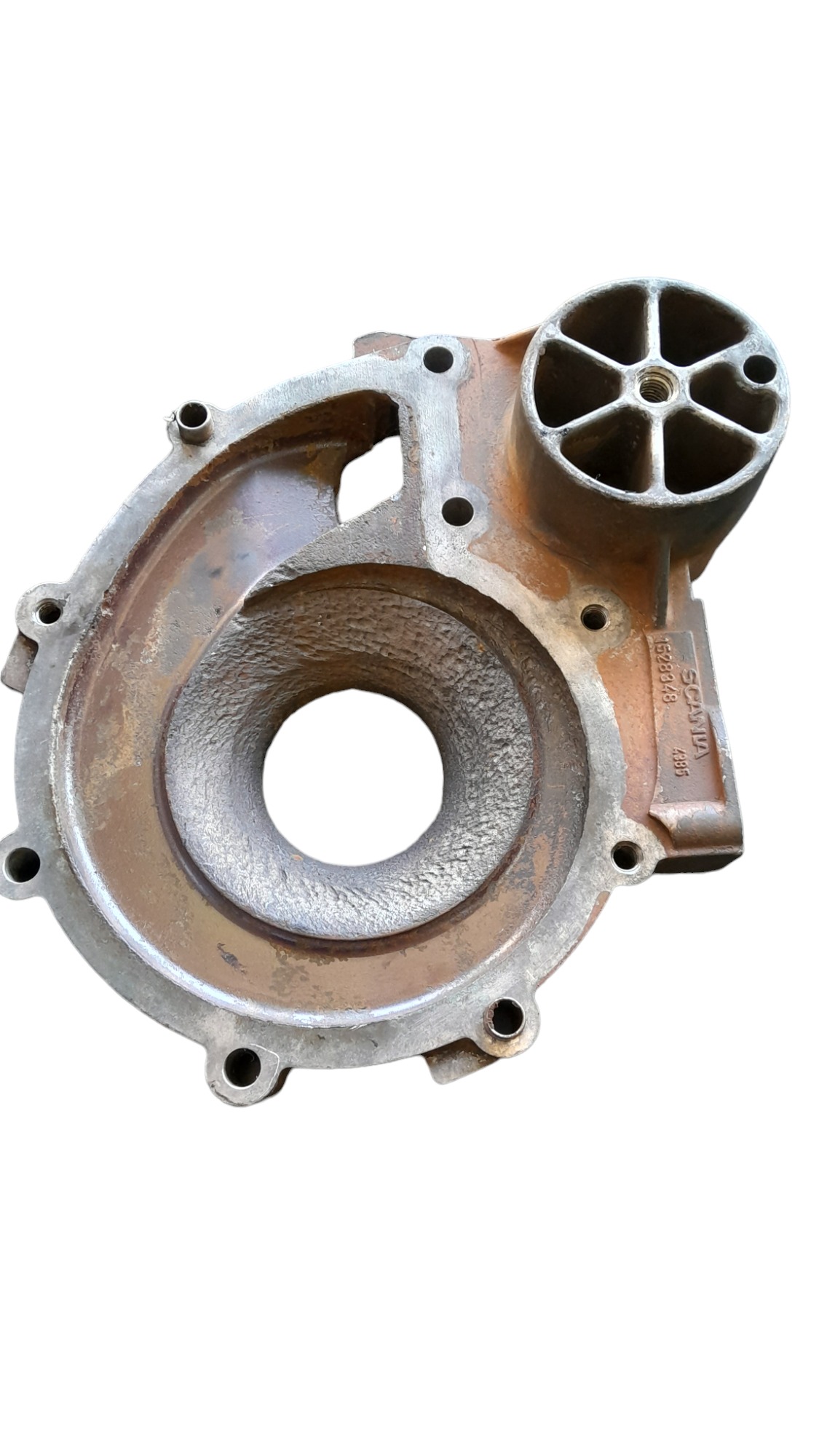 Flange Da Carcaça Bomba Dagua Scania 1528348 2