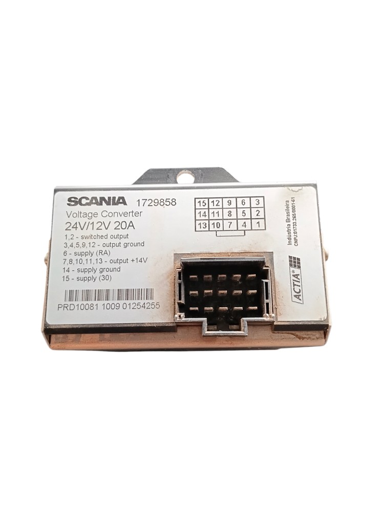MÓDULO CONVERSOR DE VOLTAGEM ORIGINAL SCANIA S5 – 1729858 3