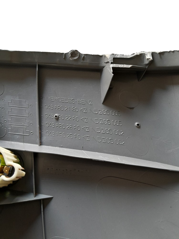 Porta Objetos Do Painel Original Mercedes Actros-a9436802180