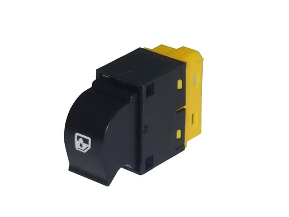 BOTÃO ACIONAMENTO VIDRO ELÉTRICO AMARELO IVECO LD -504266994 2