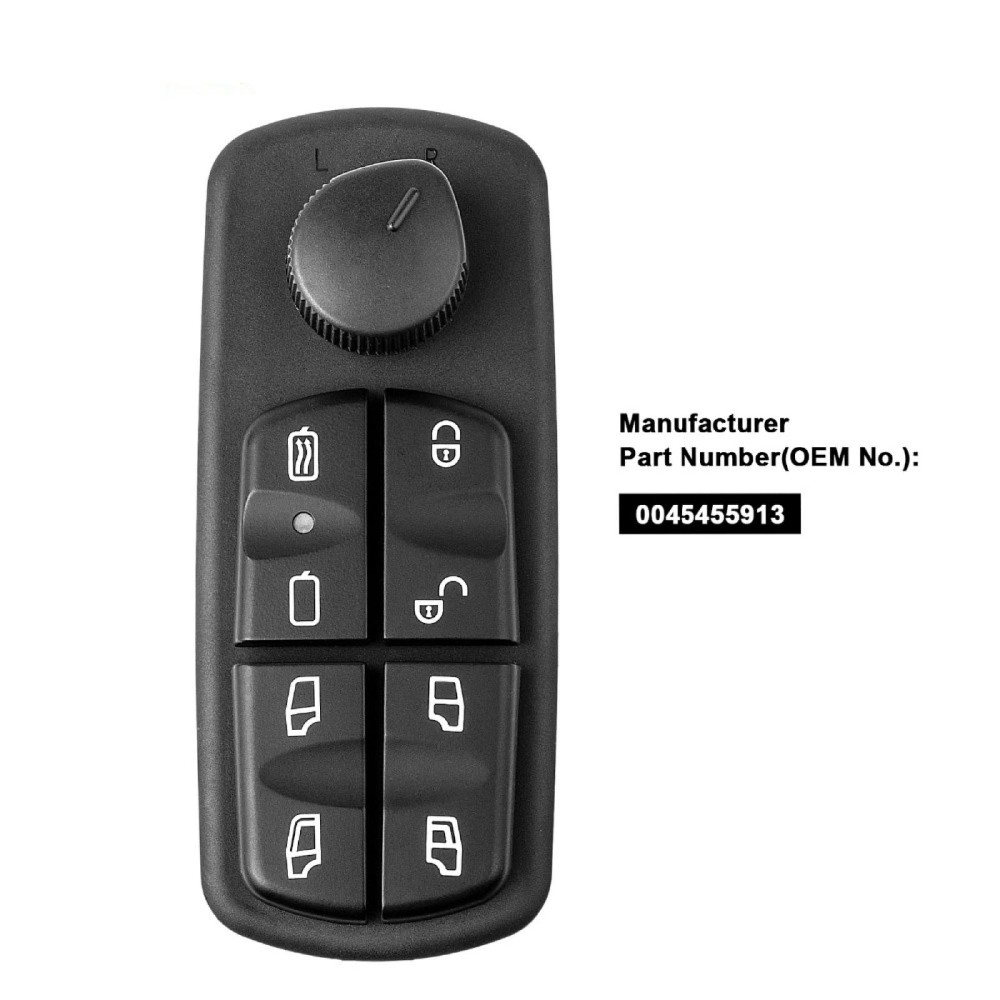 BOTÃO ACIONAMENTO VIDRO ELÉTRICO MERCEDES LE – 0045455913