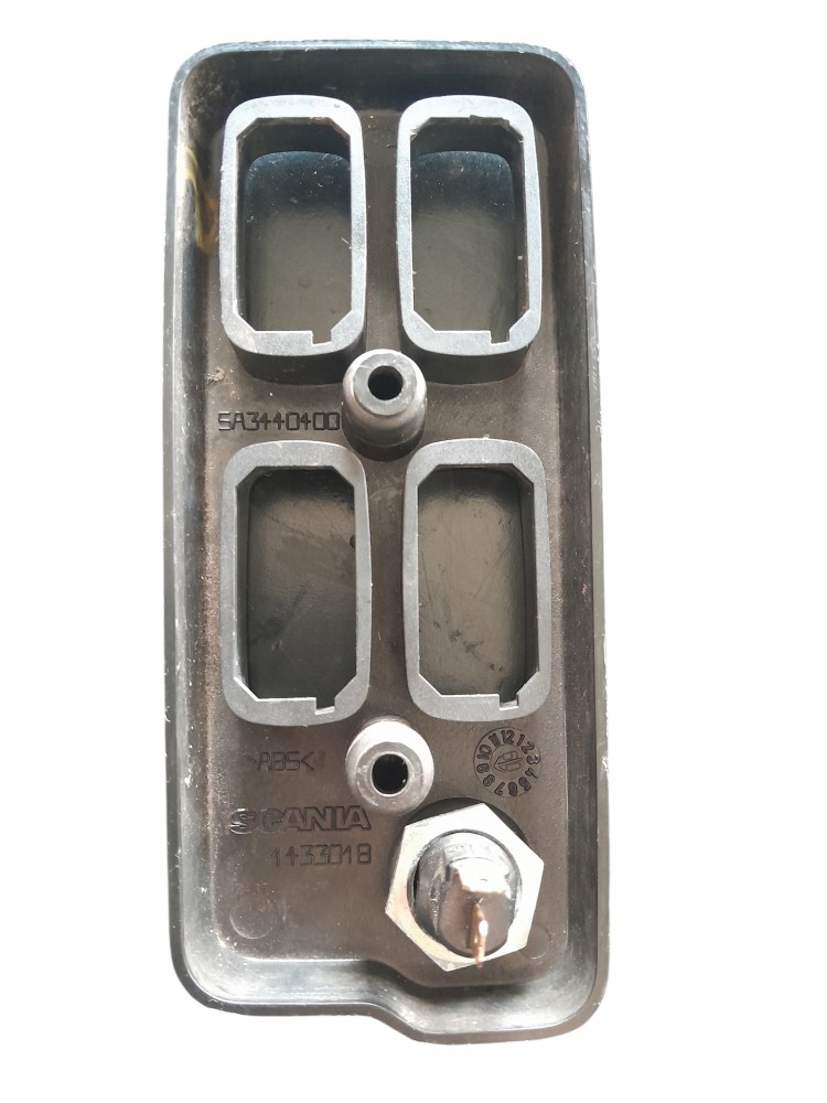 Botão Chave Luz Farol Alerta Original Scania – 1433018 3