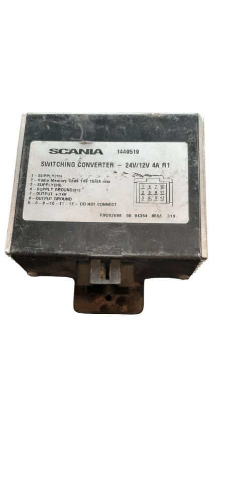 MÓDULO CONVERSOR DE VOLTAGEM ORIGINAL SCANIA S4 – 1746312 2