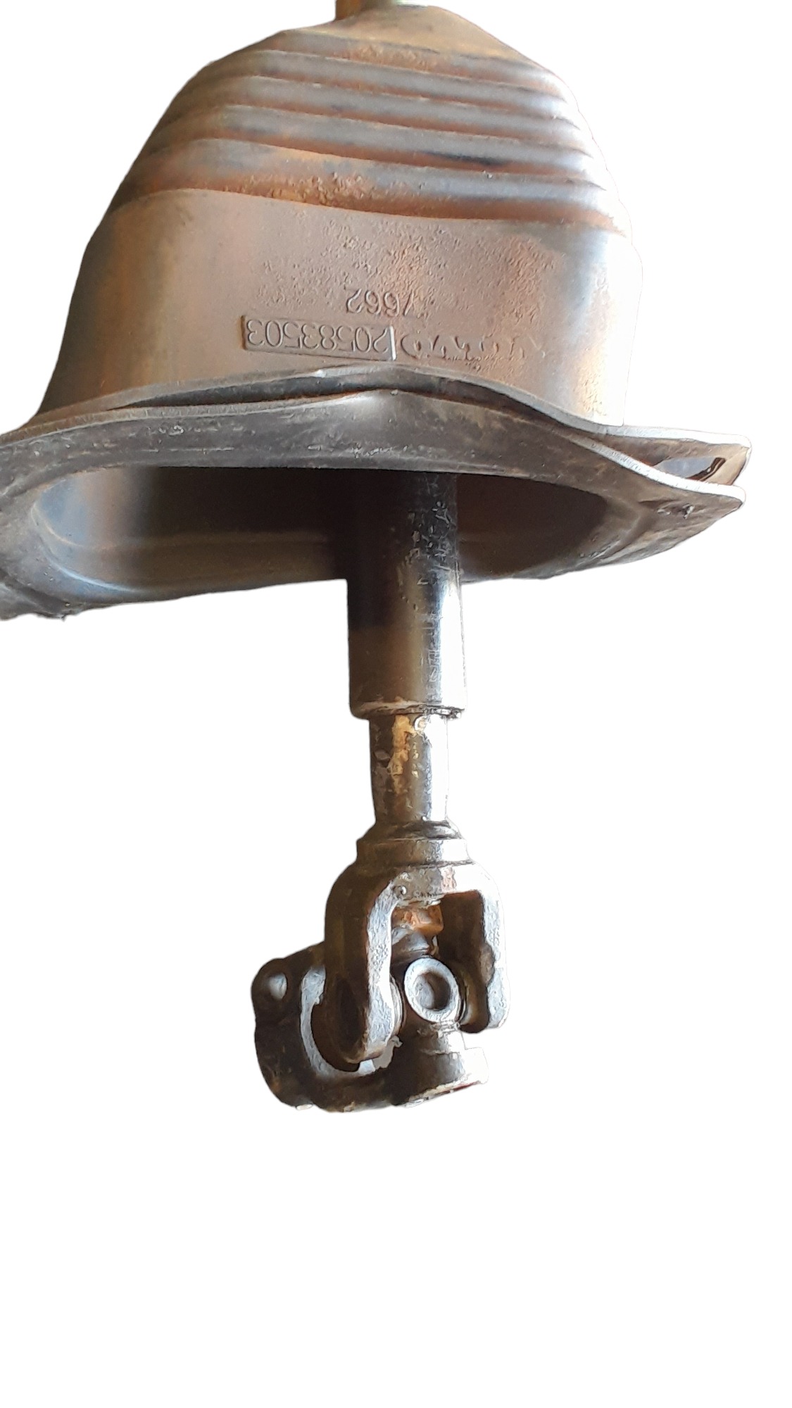 COLUNA DIREÇÃO VOLVO FH COM GUARDA PÓ ORIGINAL.  205835503 4