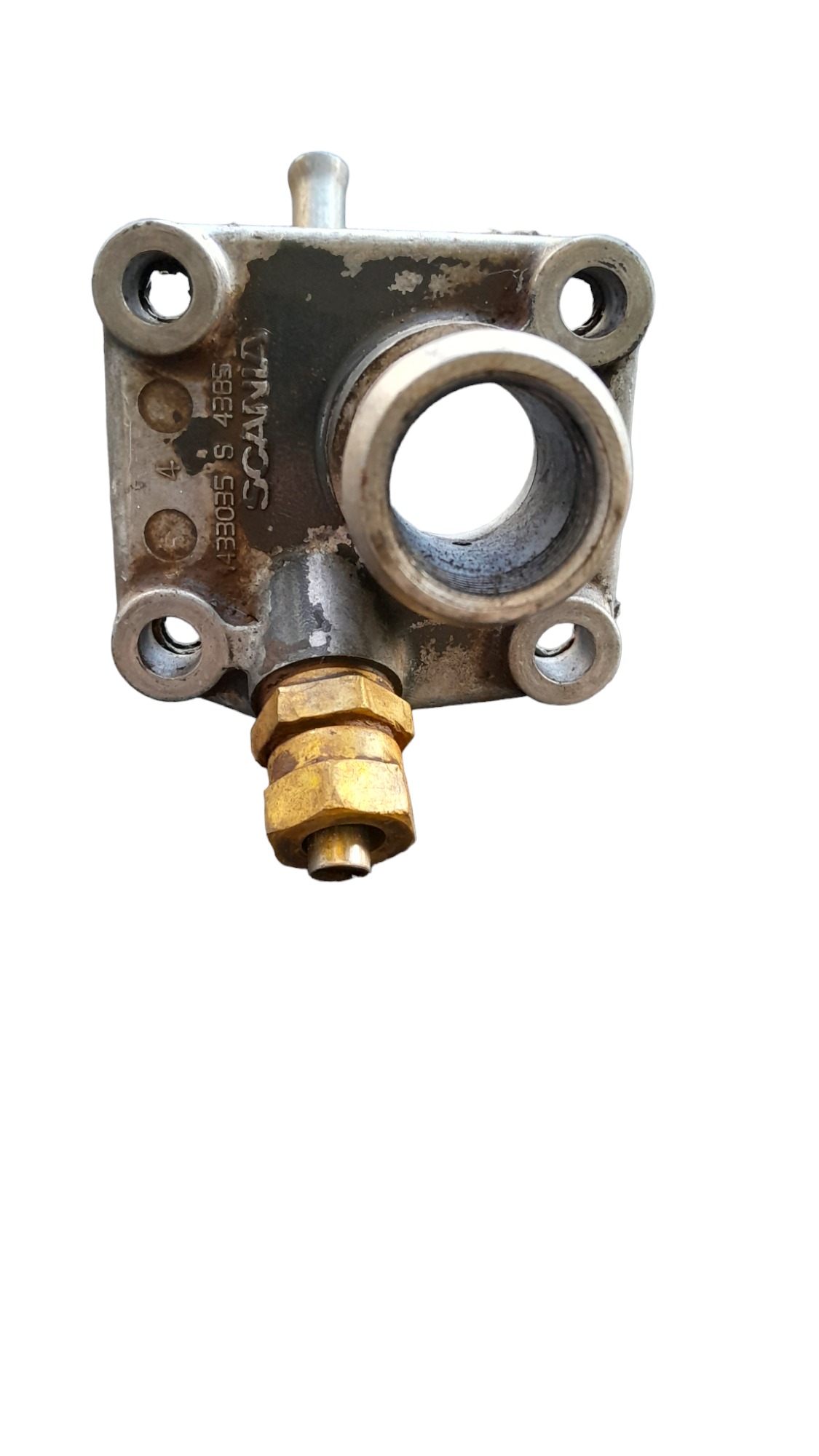 Tubo Flangeado Sistema De Óleo Scania Original  1433530 2