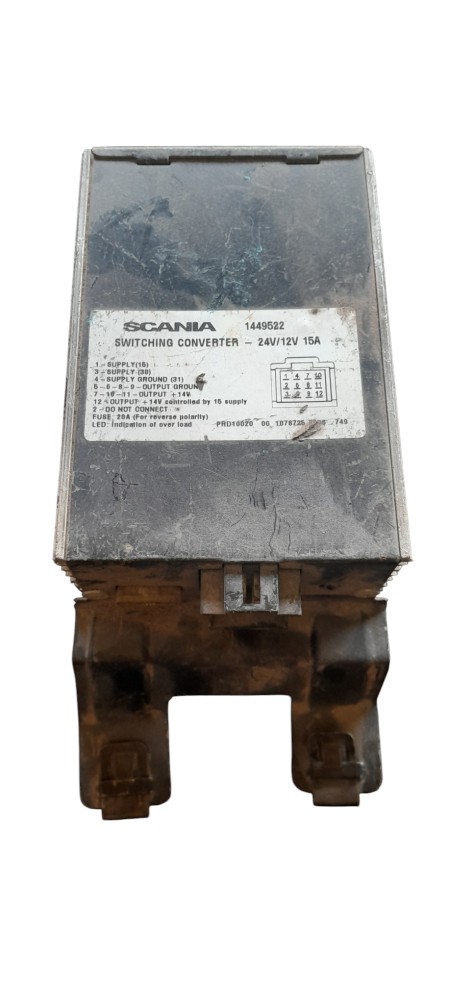 CONVERSOR DE VOLTAGEM ORIGINAL SCANIA S4 124 – 1449522 2