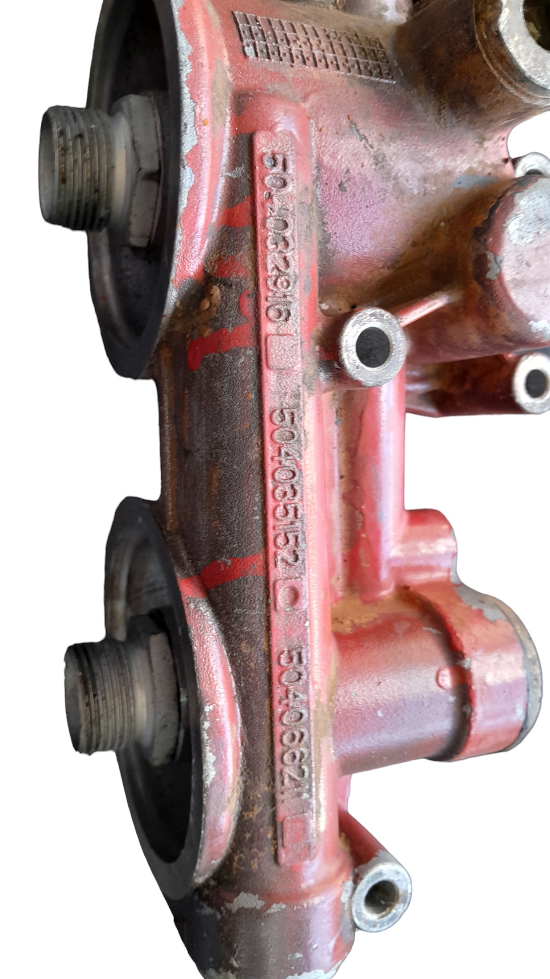 Suporte Cabeçote Filtro De Óleo Iveco Stralis  504032916 5