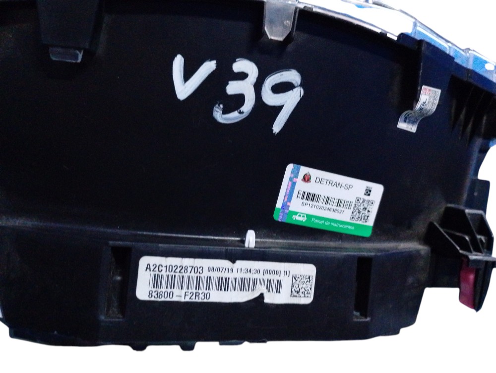 Painel De Instrumentos Toyota Corolla Gli18 Cvt 2019 Preto 7