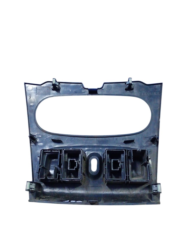 Moldura Comando Central Ar Painel Renault Logan 2015 A 2018 4