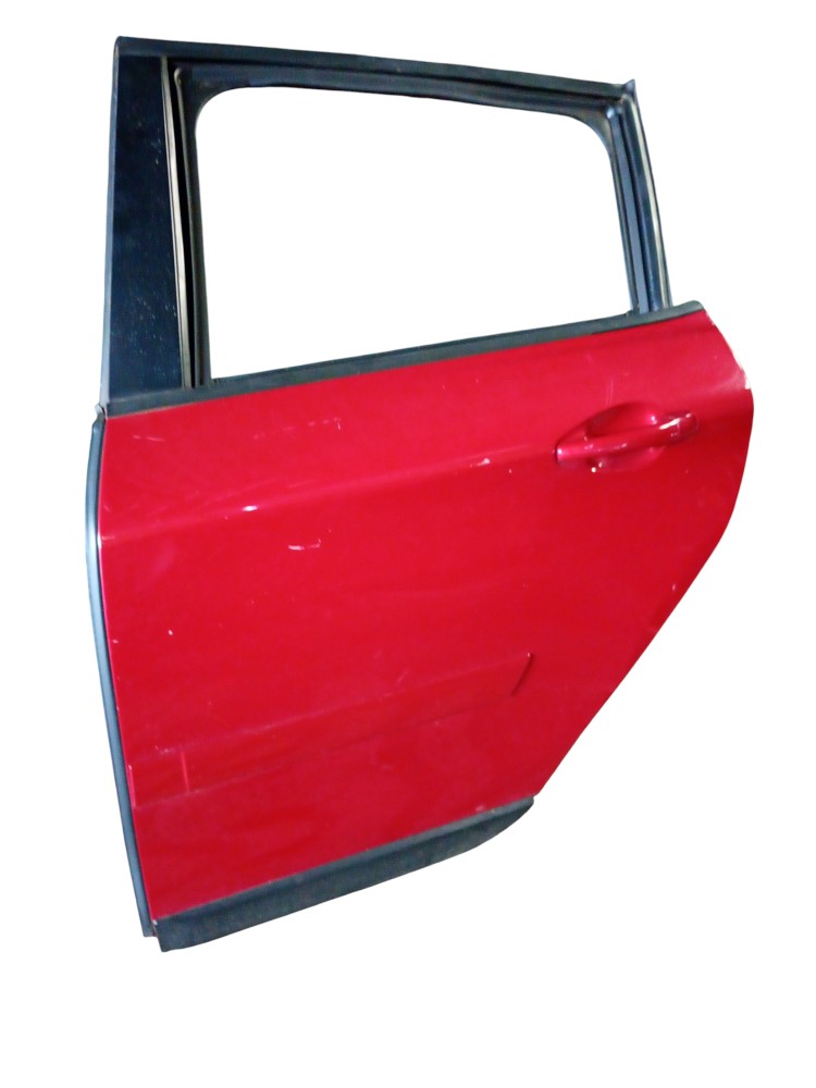 Porta Traseira Esquerda vermelha Peugeot 2008 Ano 2019