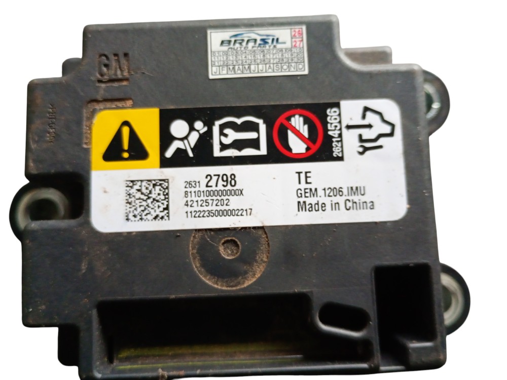Módulo Sensor Airbag CHEVROLET Onix Turbo 2023 1.0 5