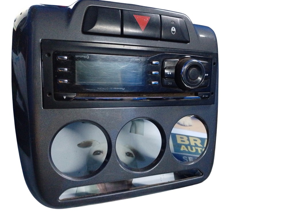 Rádio C/ Moldura Pioneer Citroen Tendace E Peugeot 2014/2016 3