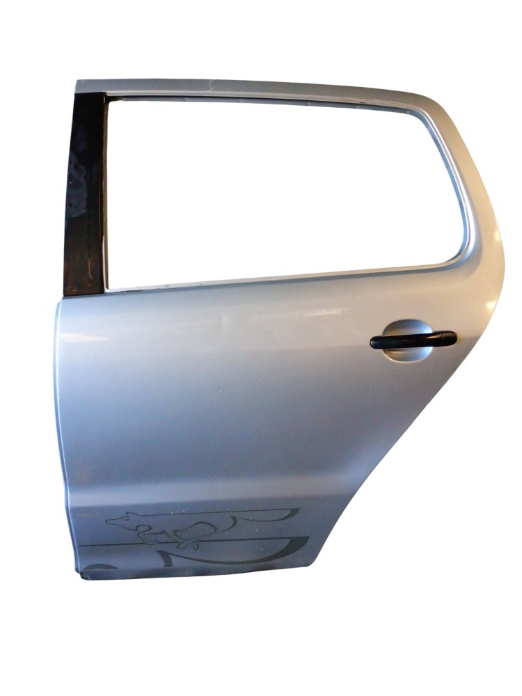 Porta Traseira Esquerda Prata CrossFox Ano 2009 C/ detalhe