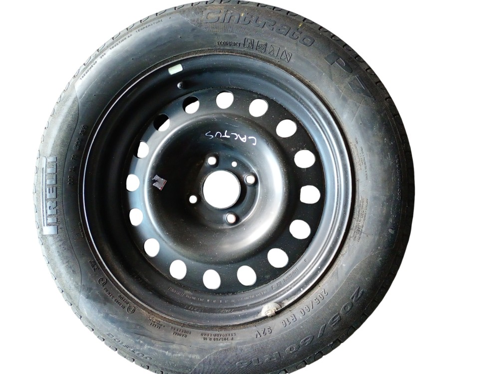 Pneu C/Roda De Ferro 205/60 R16 Citroen C4 Cactus 2020