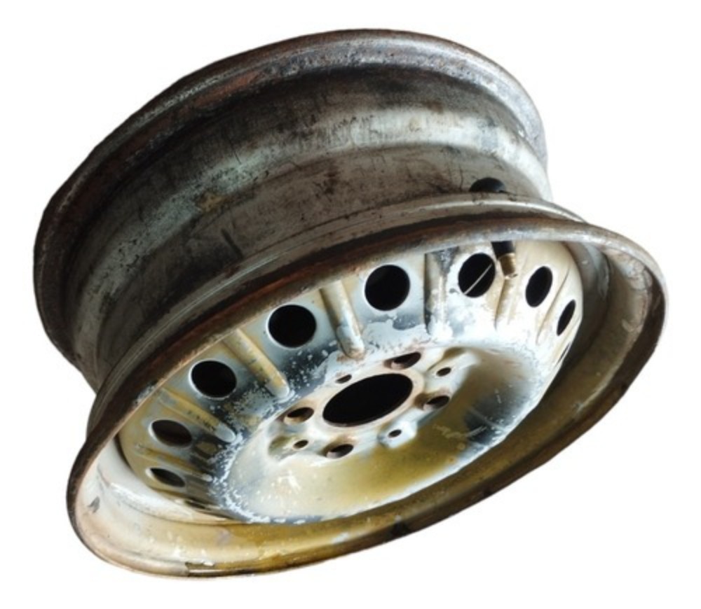 Roda De Ferro Aro 13 Fiat Uno 4 Furos Preta 2000 2001 2002 11