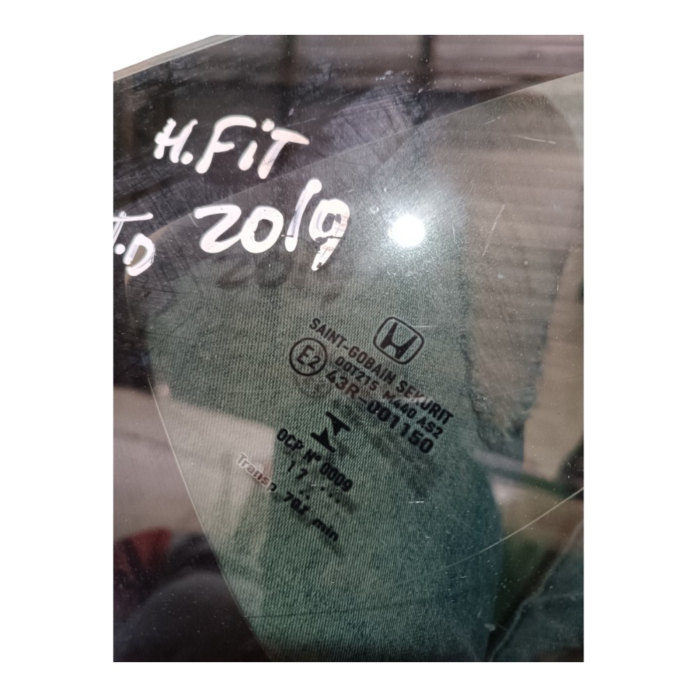 Vidro Fixo Traseira Direito Honda Fit 2015 2017 2018 2019 6